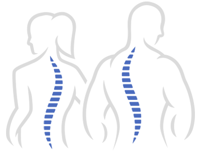 Light Blue Spine Figures
